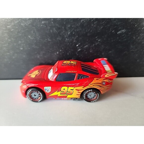 Disney Lighting Mcqueen Race Car Toy Used - Picture 4 of 10